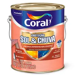 Coral - Resina Prot S&c Impermeabilizante Incolor 3.6l