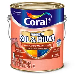 Coral - Resina Prot S&c Impermeabilizante Grafite 3.6l