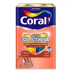 Coral - Resina Prot S&c Impermeabilizante Vermelho Onix 18l