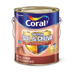 Coral - Resina Prot S&c Mpermeabilizante Vermelho Onix 3.6l