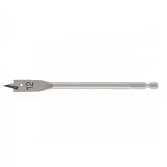 Mtx - Broca Chata para Madeira, 12 Mm, Comprimento 6 Pol. (150 Mm)