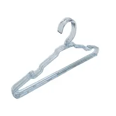 Popbaby - Conjunto com 3 Cabides Infantis em Cristal Transparente
