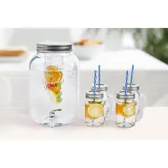 undefined - Conjunto Dispenser 8L 4 Frascos