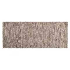 undefined - Jacquard  Eco Cru e Marrom 50cm X 120cm