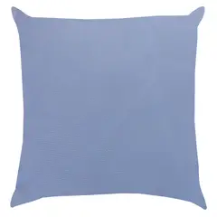 undefined - Almofada Cheia 43 Cm X 43 Cm  Veludo Happy Lisa Azul