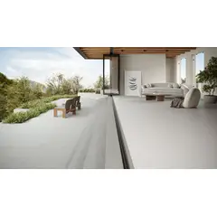 Biancogres - Piso Porcelanato Acetinado Retificado Cinza Interno 60x60cm Cemento Nebbia Caixa 2,2m²