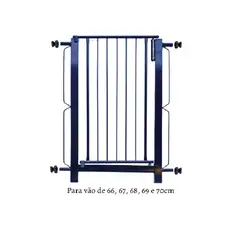 undefined - Grade de Proteção para Porta 70cm Preto