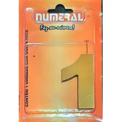 3m - Algorismo 1 Dourado 60mm ACM Numeral