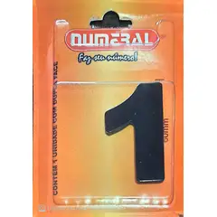 3m - Algorismo 1 Preto 60mm ACM Numeral