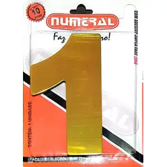 3m - Algorismo 1 Dourado 125mm ACM Numeral