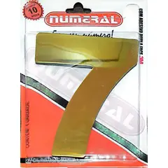 3m - Algorismo 7 Dourado 125mm ACM Numeral