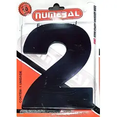 3m - Algorismo 2 Preto 125mm ACM Numeral