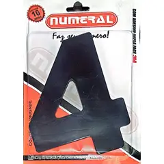 3m - Algorismo 4 Preto 125mm ACM Numeral