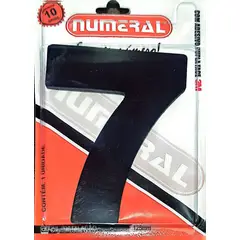 3m - Algorismo 7 Preto 125mm ACM Numeral