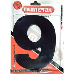 3m - Algorismo 9 Preto 125mm ACM Numeral