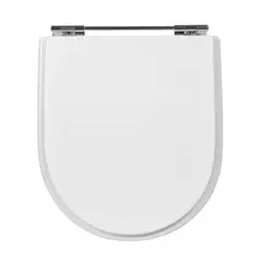 Sensi Dacqua - Assento Sanitário Calypso com Fechamento Comum em Mdf Laqueado na Cor Pergamon