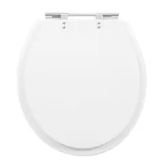 Sensi Dacqua - Assento Sanitário em Resina de Poliéster Modelo Convencional com Fechamento Comum Cor Branco