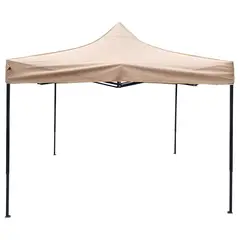 Just Home Collection - Tenda Gazebo Dobrável 3x3m Taupe