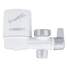 Lorenzetti - Filtro de Água para Torneira Versatille 7x18x19cm Branco