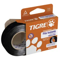 Tigre - Fita Isolante Preta 19mmx10m