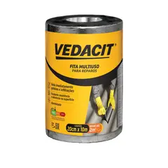 Otto Baumgart - Vedacit Fita Asfáltica Alumínio Auto Adesiva Multiuso 20cmx10m