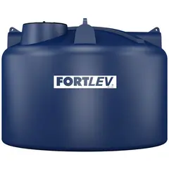 Fortlev - Caixa de Água 10.000L Polietileno Tampa Rosca Azul