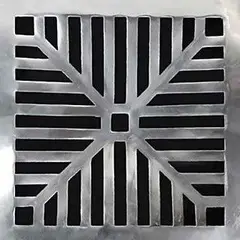 Costa Navarro - Grelha Alumínio Natura, 25x25