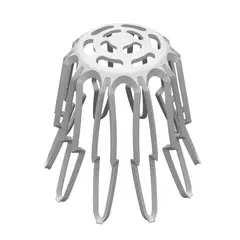 Tigre - Grelha Hemisférica Flexível Redonda, 88x100