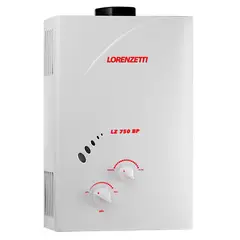 Lorenzetti - Aquecedor de Água a Gás Lz 750BP GN 7,5 Litros por Minuto