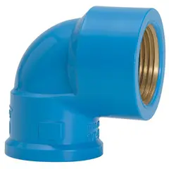 Amanco - Joelho 90° Soldavel / Roscável Água Fria Azul Bucha Latão 25mmx1/2"