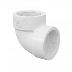 Tigre - Joelho 90° Roscável Água Fria Branco 1"