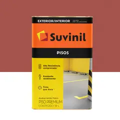 Suvinil - Tinta para piso Vermelho Fosco Exterior e Interior Piso 18l