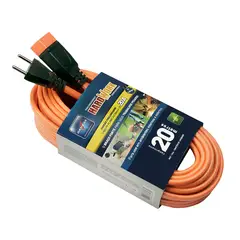 Daneva - Prolongador 3 Pinos 2P+T 20A Cabo Pp Com 20M