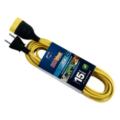 Daneva - Prolongador 3 Pinos 2P+T 10A Cabo Pp Com 15M