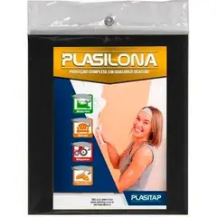 Plasitap - Lona De Plástico 200x200cm Preto