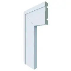 Santa Luzia - Guarnicao Frisada Reta Branca Poliestireno 240x7x1,6cm