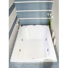 Ouro Fino - Banheira Gold Star Acrílico com Hidromassagem 4 Jatos 220V Branco