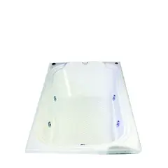 Ouro Fino - Banheira Gold Star Acrílica com Hidromassagem, Branca, 220V, 1.70x1.10