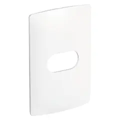 Pial - Placa 1 Posto Separado 663210 Nereya, Branco, 4x2cm