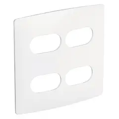 Pial - Placa 2+2 Postos Separados 663420 Nereya, Branco, 4x4