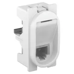 Pial - Módulo Tomada Telebrás RJ11 4 Fios Nereya Branco