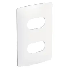 Pial - Placa 2 Postos Separados 4x2cm Nereya Branco