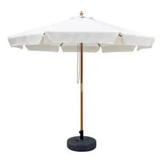 Just Home Collection - Ombrelone Madeira 2,4M Bco