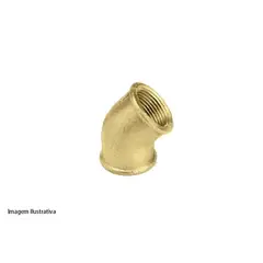 Forusi - Cotovelo 45° Latão 1/2" Roscável