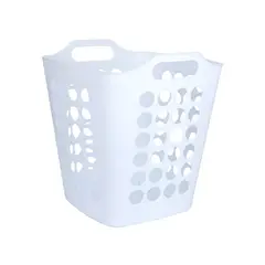 Kleine Wolke - Cesto Roupa Branco 50L