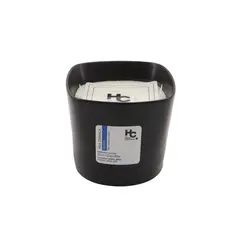 Just Home Collection - Vela de Cerâmica Preta
