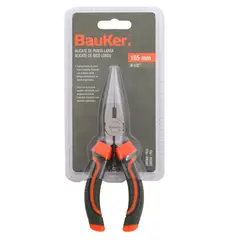 Bauker - Alicate 6 de Pressão Ponta Longa 0,5 Polegadas