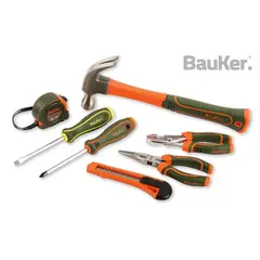 Bauker - Conjunto de 7 Ferramentas Manuais