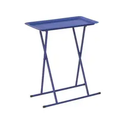 Just Home Collection - Mesa/Bandeja Dobravel Azul