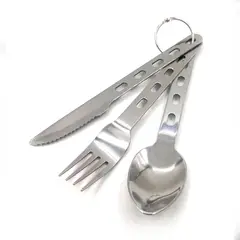 Klimber - Conjunto de Talheres Aço Inoxidável com 3 Peças